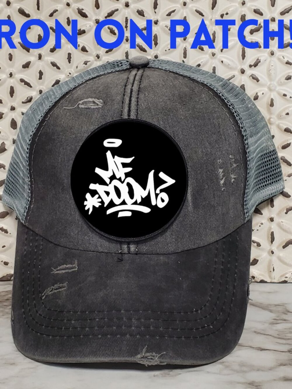 MF DOOM Iron on Patch